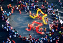 Những bức ảnh ấn tượng tại lễ hội chùa bà Thiên Hậu