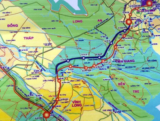 10 tỉ USD làm đường sắt cao tốc từ Bình Dương tới Cần Thơ