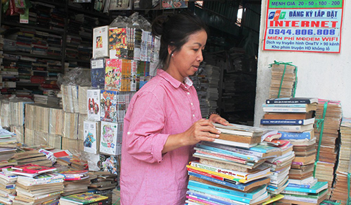 Đi tìm những quyển sách cũ ở Bình Dương
