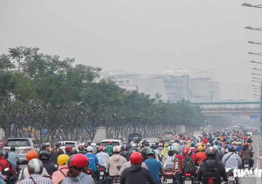 Tp. HCM xuất hiện sương mù, báo động ô nhiễm không khí