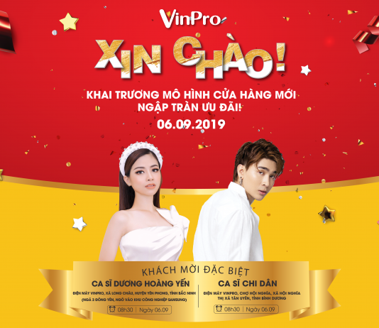 Khai trương trung tâm điện máy VINPRO tại chợ Hội Nghĩa – Tân Uyên