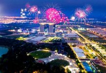 Bình Dương bắn pháo hoa mừng tết Dương lịch 2020 tại Khu du lịch Đại Nam